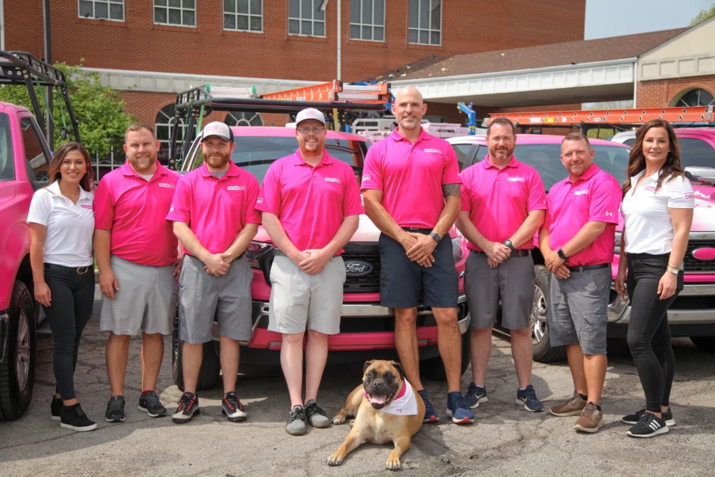 meeting the open box team to install fiber cement siding