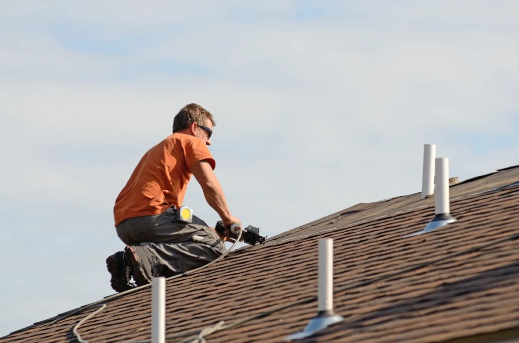 roof inspection and minor repair work by qualified professional