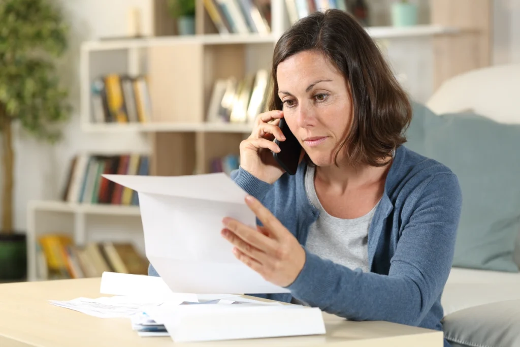 woman on the phone