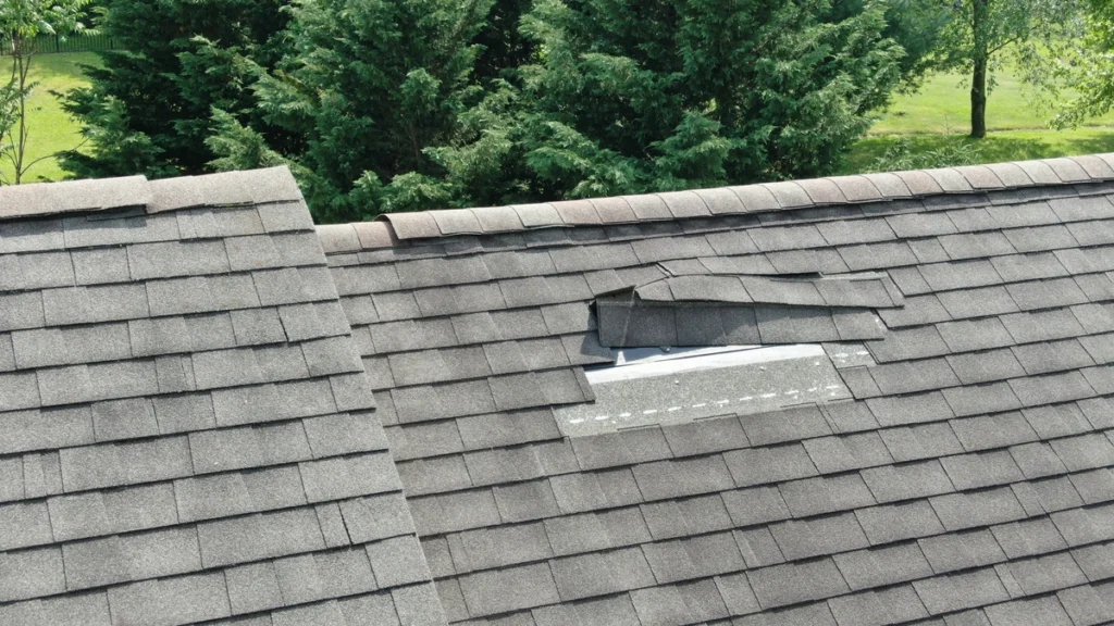 missing shingles