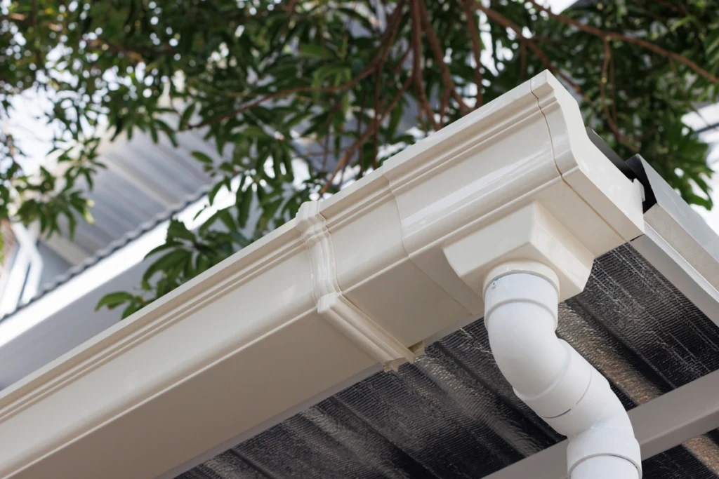 white gutters 