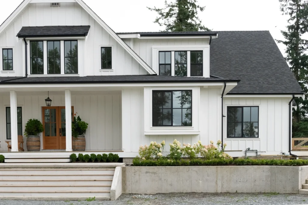 white siding
