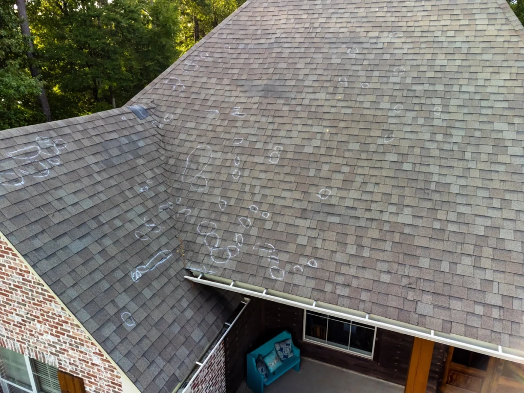 circling hail damage