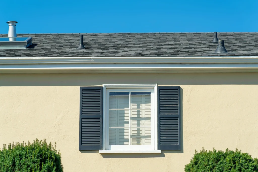 house with roof vents