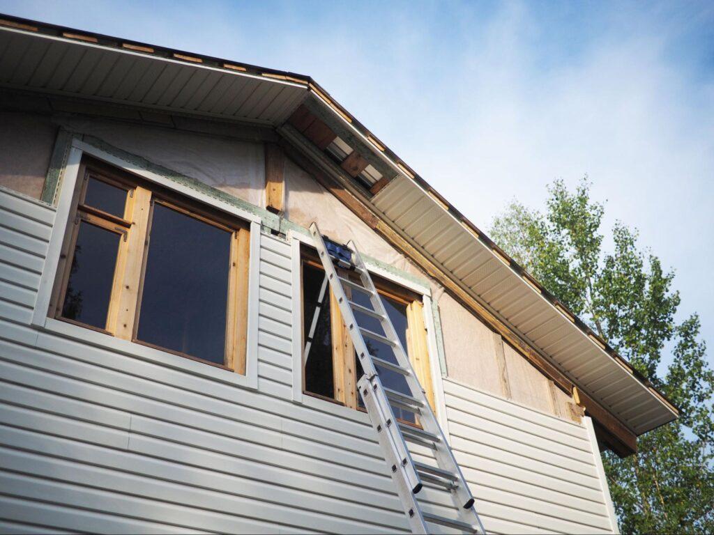 replacing a house siding with james hardie siding