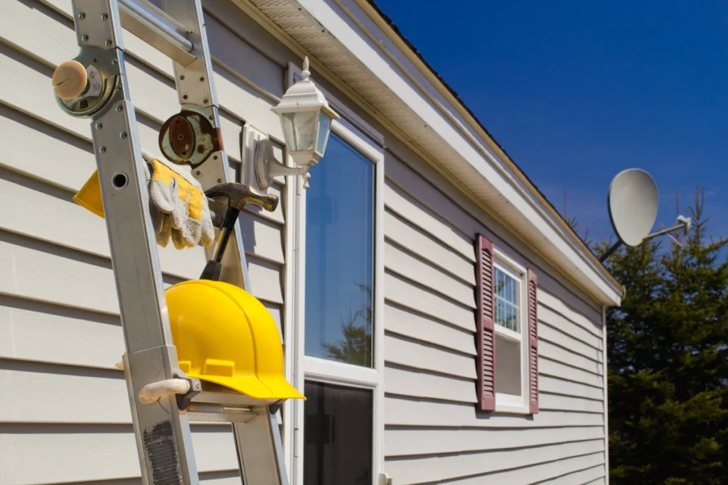 siding and tools